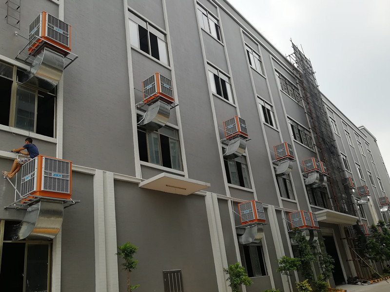 廣州五金廠沖壓車間環(huán)?？照{(diào)安裝案例